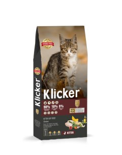 Сухой корм для котят Kitten Cat Chicken с курицей 1 кг Klicker