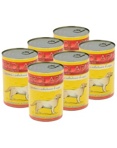 Консервы для собак говядина 6 шт по 850 г Prolapa