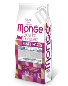 Сухой корм для кошек Cat PFB Monoprotein Sterilised форель 10кг Monge