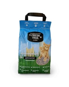 Наполнитель для туалета котят Luxe впитывающий 3 кг Fresh trail