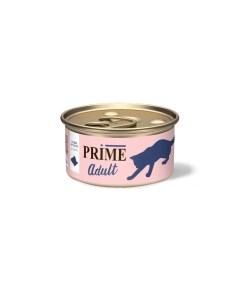 Консервы для кошек Adult говядина кусочки в соусе 3 шт по 75 г Prime