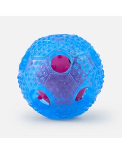 Игрушка для собак полый двойной шар SM032 004 синяя Mascube