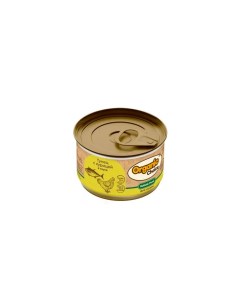 Консервы для кошек Grain Free тунец с курицей в соусе 3 шт по 70 г Organic сhoice