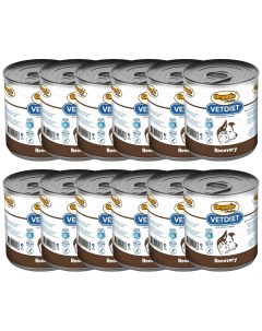 Влажный корм для собак и кошек VET восстановительная диета 12 шт по 340 г Organic сhoice