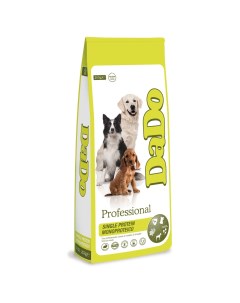 Сухой корм для собак Dog Professional средних пород монобелковый ягненок 20 кг Dado