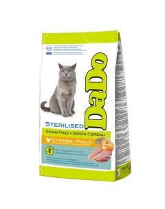 Сухой корм для кошек Cat Grain Free для стерилизованных беззерновой курица 10 кг Dado