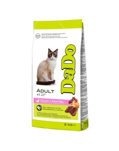 Сухой корм для кошек Cat Adult Duck с уткой 2 кг Dado