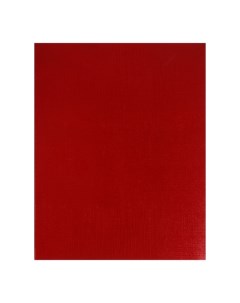 Тетрадь 48 листов в клетку на скрепке METALLIC Красная обложка бумвинил блок офсет Hatber