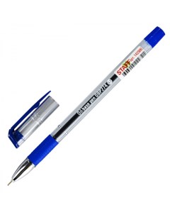 Ручка шариковая Manager OBP 274 0 35мм синяя корпус прозрачный 36шт Staff