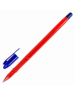 Ручка шариковая масляная Basic OBP 203 синяя корпус оранжевый Staff