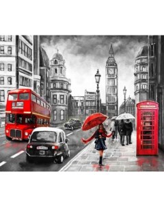 Алмазная мозаика картина стразами Лондон 40х50 см Nobrand