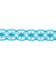 Тесьма плетёная намотка по 20 метров сине белая Страна карнавалия