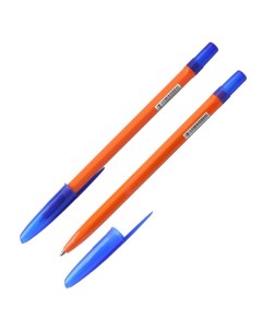 Ручка шариковая неавтоматическая 111 Orange синяя толщина линии 1 мм 1554789 Стамм