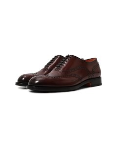 Кожаные оксфорды Santoni