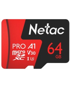 Карта памяти Extreme Pro MicroSD P500 64GB NT02P500PRO 064G S Netac