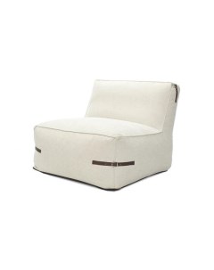 Модульное кресло с ремешками из кожи Белый 90 90 Kreslo