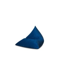 Кресло Пирамида Синий Микровельвет Синий 115 Dreambag
