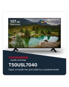 Телевизор T50USL7040 UHD SMART черный Thomson