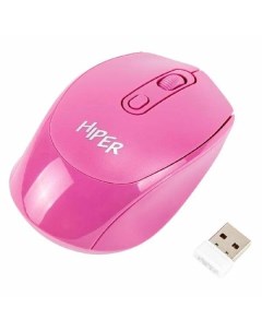 Беспроводная игровая мышь HOMW 144 розовый Hiper