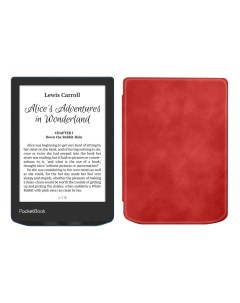 Электронная книга 634 Verse Pro Azure с чехлом ReaderONE Red Pocketbook