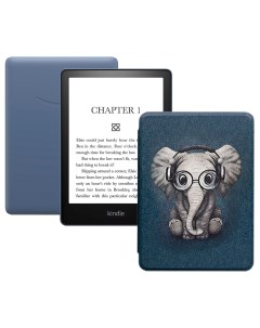 Электронная книга Kindle PaperWhite 2021 16Gb Special Offer Denim с чехлом Elephant Amazon