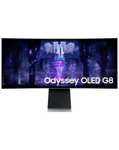 34 Монитор Odyssey OLED G8 S34BG850SI черный 175Hz 3440x1440 OLED Samsung