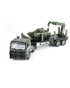 Радиоуправляемый грузовик трейлер с танком CityTruck 1 18 551 B2 Zhoule toys