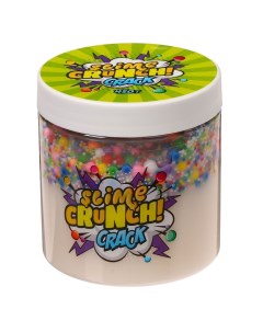 Слайм ТМ Slime Crunch slime Crack с ароматом сливочной помадки 450г Nobrand
