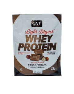 Протеин Whey Protein Light Digest 40 г hazelnut chocolate Qnt