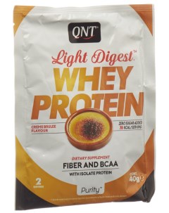 Протеин Whey Protein Light Digest 40 г creme brulee Qnt