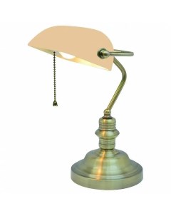 Настольная лампа офисная Banker A2493LT 1AB Arte lamp
