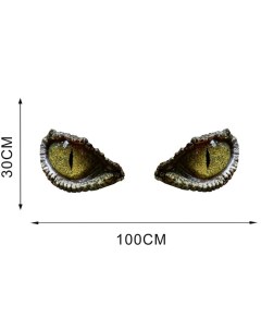 Наклейка 3Д интерьерная Взгляд динозавра 60 40см Nobrand