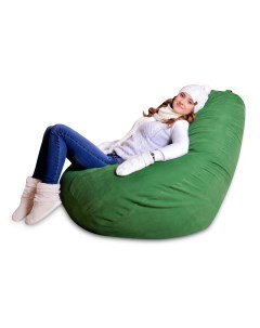 Кресло мешок Велюр зеленый XL Nobrand