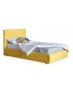 Кровать полутораспальная Selesta 2000x1200 с подъемным механизмом желтый Наша мебель