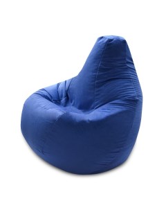 Кресло мешок Велюр синий L Nobrand