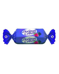 Конфеты шоколадные Добрый совет со вкусом ягод на фруктозе 500 г Воронежская кф