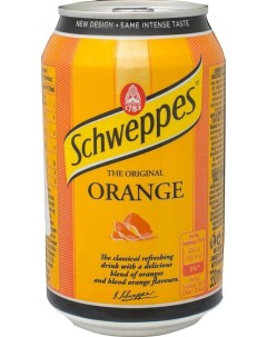 Напиток газированный Orange 6 шт по 330 мл Schweppes