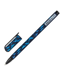 Ручка шариковая Soft Touch Stick Whale синяя 36 шт Brauberg