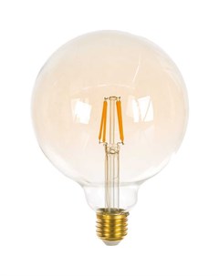 Лампа светодиодная E27 8 Вт 60 Вт 230 В шар нитевидная свет теплый белый Vintage золотистая колба Uniel
