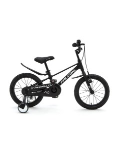 Велосипед детский 16 RIVER Черный для мальчиков и девочек на рост 100 125см Falcon bike