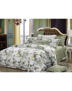 Комплект постельного белья CL 160 1 5 спальный зеленый Valtery