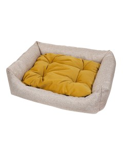 Лежак для собак Люкс 5 флок OLIVE 90х80х25 см Xody