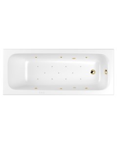 Акриловая ванна Vibe Relax 180х75 золото Whitecross