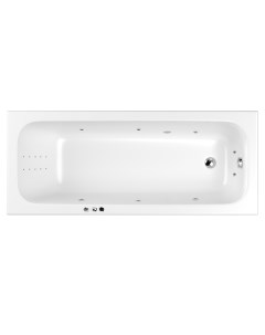 Акриловая ванна Vibe Smart Nano 180х75 хром Whitecross