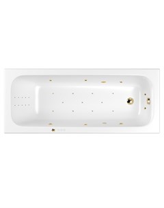 Акриловая ванна Vibe Ultra Nano 180х75 золото Whitecross