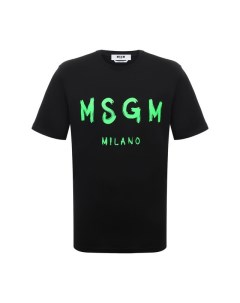 Хлопковая футболка Msgm