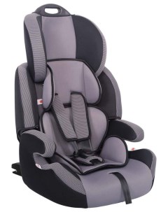 Автокресло детское бустер Стар IsoFix серый от 9 до 36 кг Siger