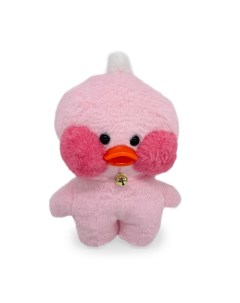 Мягкая утиная игрушка LALAFANFAN 32 см розовая Mimis