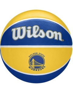 Баскетбольный мяч NBA team tribute goldern state 7 сине желтый Wilson