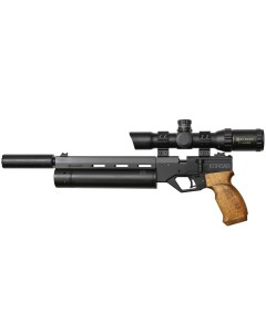 Пневматический пистолет Корсар 6 35 мм 240 мм d42 с манометром дерево Krugergun
